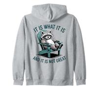 È Quello Che è Divertente Procione Rilassante Umorismo Felpa con Cappuccio