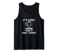 È Quello Che Faccio I Grill Things Funny BBQ Grilling Food Chef Canotta
