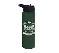 È quello che faccio leggo libri e so cose Stainless Steel Insulated Water Bottle