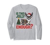È Questa Renna di Natale Jolly Enough Maglia a Manica