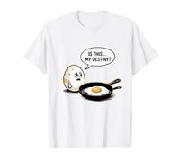 È Questo Il Mio Destino? Funny Egg Pun - Padella Eggier Humor Maglietta