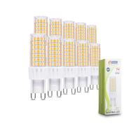 E-QUICKLY lampadina g9-7W equivalenti 50w, lampadina g9 luce naturale 4000k, alta efficienza 630 lumen, lampadine led g9 a basso consumo energetico, angolo di illuminazione 360°, 10PZ