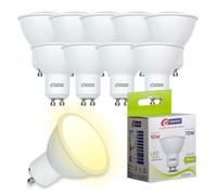 E-QUICKLY lampadina gu10 led - faretti led 10w equivalenti 70w, lampadine led gu10 luce naturale 4000k, faretto da interno, attacco gu10 4000k, lampadine 900 lumen ad alta efficienza, 10 pz