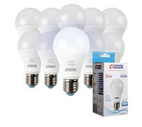 E-QUICKLY Lampadine Led E27-20W equivalenti 140w, Lampadina luce bianco fredda, 6000k, Lampada attacco grande, Lampade A65, alta efficienza 1800 lumen, risparmio energetico basso consumo, 10 PZ