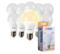 E-QUICKLY Lampadine Led E27 luce calda - 12W equivalenti 90w, 1080 lumen, Lampadina luce led calda 3000k, Lampada led attacco grande, Lampadina E27, lampade A60 ad alta efficienza basso consumo, 10 PZ