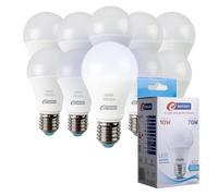 E-QUICKLY Lampadine Led E27 luce fredda - 10W equivalenti 70w 900 lumen, lampadina led e27 luce fredda 6000k, Lampada led attacco grande, Lampadina E27, lampade A60 ad alta efficienza, 10 PZ