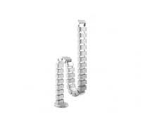 E-Quip Equip Cable Spine per Montaggio da Tavolo Bianco