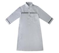 e ragazze vestito cappotto primavera e grande cravatta rotonda manica lunga metà musulmana araba gioventù casual vestito inverno cappotto bambini, grigio., 13-14 Anni