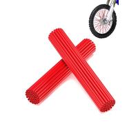 E-riding 72 copriraggi per bici, universali, per Dirt Bike e Pit Bike, per cerchi da 8"-21", adatti per moto da cross, sedie a rotelle, colore rosso