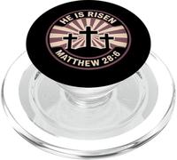 È Risorto Matteo 28:6 Versetto della Bibbia di Pasqua Cristiano PopSockets PopGrip per MagSafe
