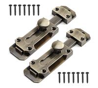 e robusto 3 pollici Zines lega porta bulloni chiavistelli senza foro bisogno adatto per più tipi, accessorio domestico interno