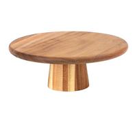 E-ROOM TREND Alzata per cupcake in legno, a 1 livello, media, a torre in legno, con piedistallo, vassoio da portata, per feste di compleanno, tè pomeridiano, baby shower (MDP01M)