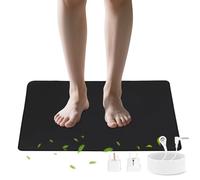 E-ROOM TREND Tappetino di Messa a Terra UE | con suola in gomma conduttiva antiscivolo | per un sonno migliore e sollievo dal dolore in ambienti chiusi | energia sana della terra | 40×60 cm (GM4060)