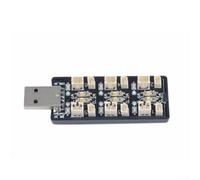 e scheda di ricarica LiHv con sei uscite di ricarica simultanee, interfaccia USB, indicatori di stato LED per batterie modello giocattolo RC