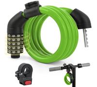E scooter lock，1.2m/12mm antifurto ideale serratura a combinazione codice a 5 cifre serratura a combinazione serratura a cavo bici con grillo per Xiaomi M365/Pro2/Ninebot scooter/bicicletta blocco