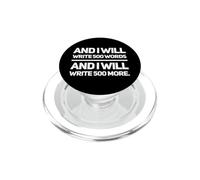 E scriverò 500 parole PopSockets PopGrip per MagSafe