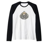 È Sempre Tea Time Accogliente Illustrazione Botanica Maglia con Maniche Raglan