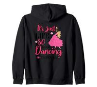 È solo la vita, quindi continua a ballare - Pink Witchy Felpa con Cappuccio