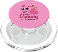 È solo la vita, quindi continua a ballare - Pink Witchy PopSockets PopGrip per MagSafe