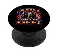 E sono fuori! Corse di cavalli PopSockets PopGrip Adesivo