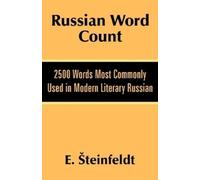 E Steinfeldt Russian Word Count (Tascabile)