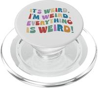 È strano che io sia strano Motivazione ispirazionale PopSockets PopGrip per MagSafe