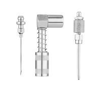 e suggerimenti per il grasso - Kit adattatore per grasso in acciaio, punte per grasso di precisione | Adattatore per punta 'ago portatile, capezzolo grasso durevole per macchine