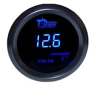 E Support Strumenti Auto Manometro Tensione Volt Display Digitale di 52mm Automobile Indicatore Voltage Luminoso Led Luce Blu