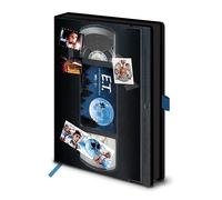 E. T.A5 Premium Notebook VHS Stile Rétro 240 Foderato Pagine + Adesivo Foglio