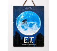 E.T. ET Wooden Poster 30 x 40 cm. DOCTOR COLLECTOR