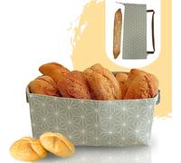 E T K R EL TALLER DE COSTURAS Paniere Tessuto Piccole Paniere Per Riporre Il Pane Cestino Per Pane Panera Piccolo Paniere Da Tavolo Tessuto Cestino Pane Tessuto Quadrato Cesto In T