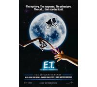 E.T. L'Extra Terrestre Poster Originale Del Film Doppio Lato 20° Anniversario