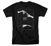 E.T. L'Extra-Terrestre - Poster Semplice - T-Shirt Unisex Adulta - Nera