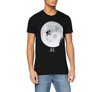 E.T Men's Bike Moon T Shirt, Black (Black Blk), M UK