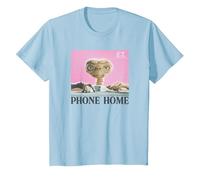 E.T. Phone Home Movie Poster Box View Maglietta, Bambini, Celeste, 2 Anni