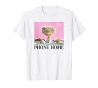 E.T. Phone Home Movie Poster Box View Maglietta, Uomo, Bianco, M