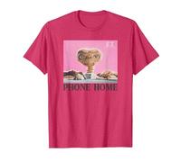 E.T. Phone Home Movie Poster Box View Maglietta, Uomo, Rosso mélange, XL