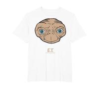 E.T. The Extra-Terrestrial Big Face Maglietta, Uomo Taglie Grandi, Bianco, 4X Tall