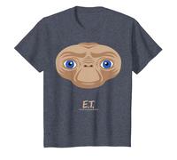 E.T. The Extra-Terrestrial Big Face Stylized Maglietta, Bambini, Pervinca, 8 Anni