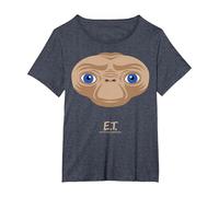 E.T. The Extra-Terrestrial Big Face Stylized Maglietta, Donna Plus-Size, Pervinca, 3X