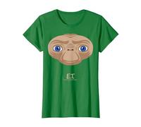 E.T. The Extra-Terrestrial Big Face Stylized Maglietta, Donna, Verde Mela, XS