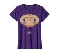 E.T. The Extra-Terrestrial Big Face Stylized Maglietta, Donna, Viola, M