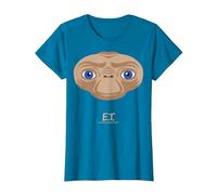 E.T. The Extra-Terrestrial Big Face Stylized Maglietta, Donna, Zaffiro, 3XL