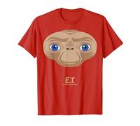 E.T. The Extra-Terrestrial Big Face Stylized Maglietta, Uomo, Rosso, L