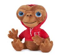 E.T. The Extra-Terrestrial - Peluche morbido di qualità, 25 cm, con cappuccio rosso