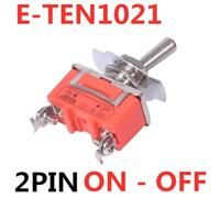 E-TEN1021 15A 250V SPST 2 Terminali ON OFF Interruttore a levetta W E-TEN1021 Tappo 1 pz/10 pz(E-TEN1021,Quantity 1PCS)