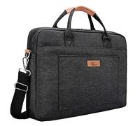 E-Tree Laptop Bag, 15.6 inch Shockproof Padded Laptop Sleeve Briefcase Computer Messenger Work Case 15 inch for Men Women Black