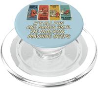 È tutto divertente e giochi fino a quando la macchina per dialisi emette un segnale acustico Infermiera PopSockets PopGrip per MagSafe