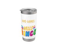 È tutto divertimento e giochi finché qualcuno non urla il gioco di bingo di bingo Bicchiere termico in acciaio inox doppia parete