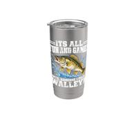 È tutto divertimento e giochi fino a quando qualcuno perde un walleye pesca Bicchiere termico in acciaio inox doppia parete